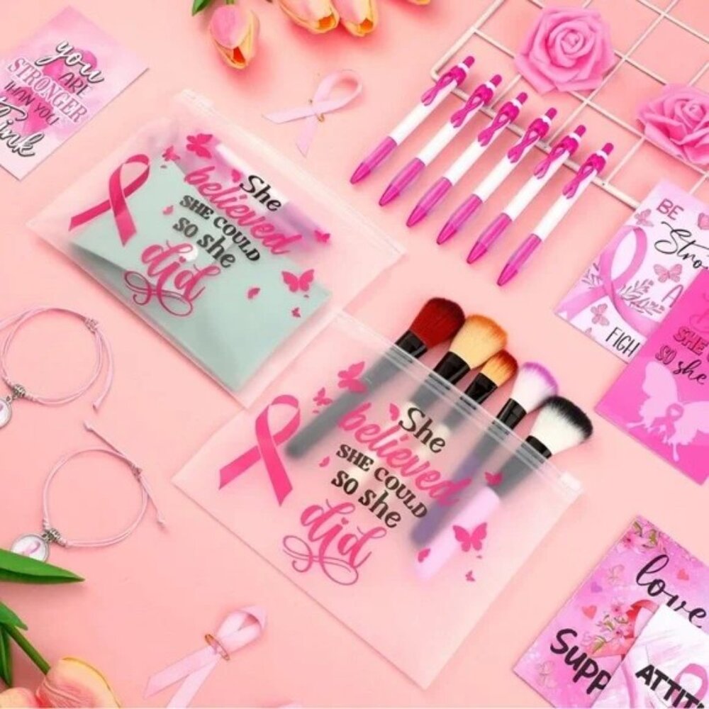 Never Give Up Hope Breast Cancer Awareness Set - Picture 3 of 4